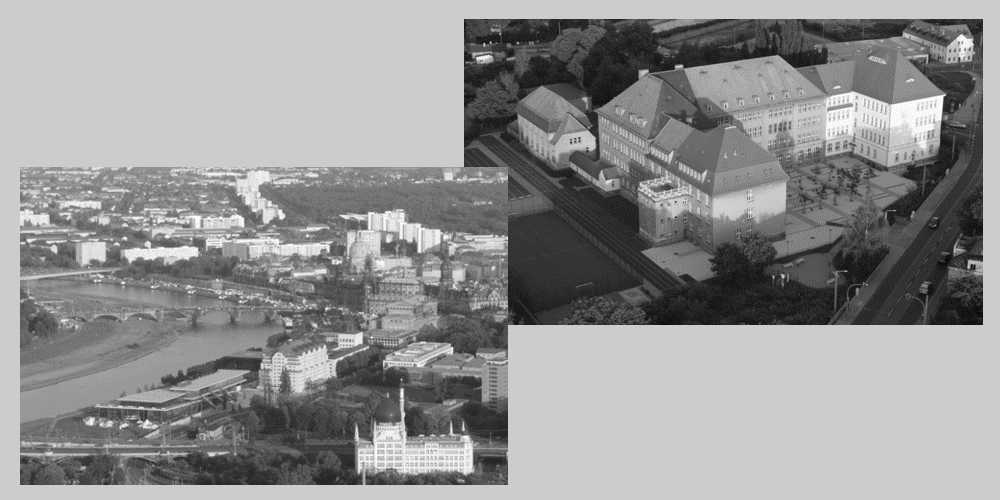 Dresden-Elbblick, Gymnasium Dresden-Cotta (privat aufgenommen am 18.08.2007)